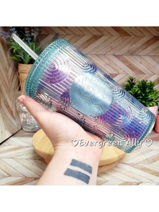 Starbucks Other - Starbucks 2022 Iridescent Mermaid Scale Holographic Grande Tumbler 🧜‍♀️